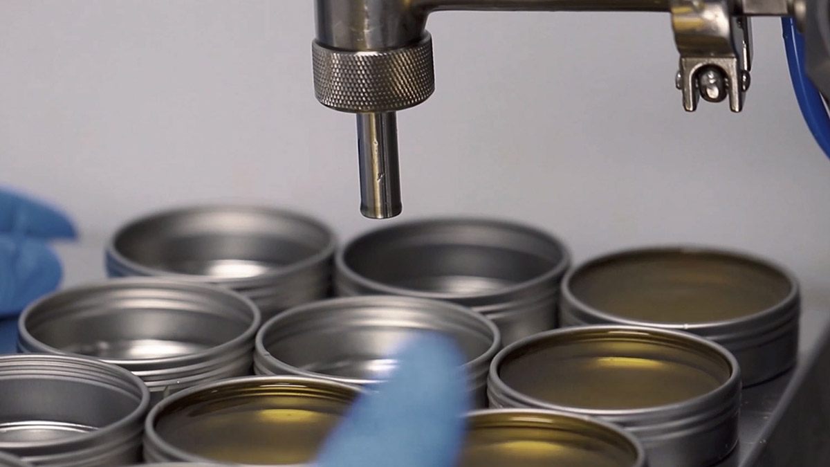 CBD balm manufacturing at us hemp wholesale laboratory